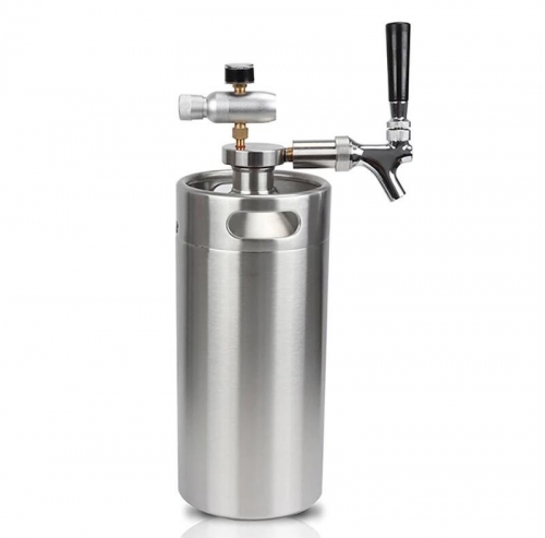 HB BKT36C Stainless Steel Mini Growler Spears Beer Spear With Beer Tap