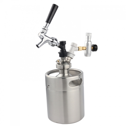 HB-BKT5A Stainless Steel 5L mini Growler Spears Beer Spear with Draft ...